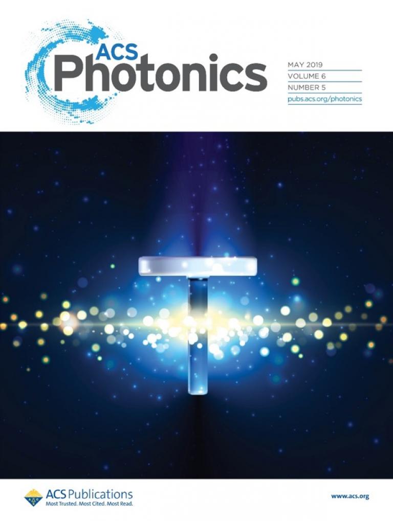 Cover of May 2019 issue of ACS Photonics